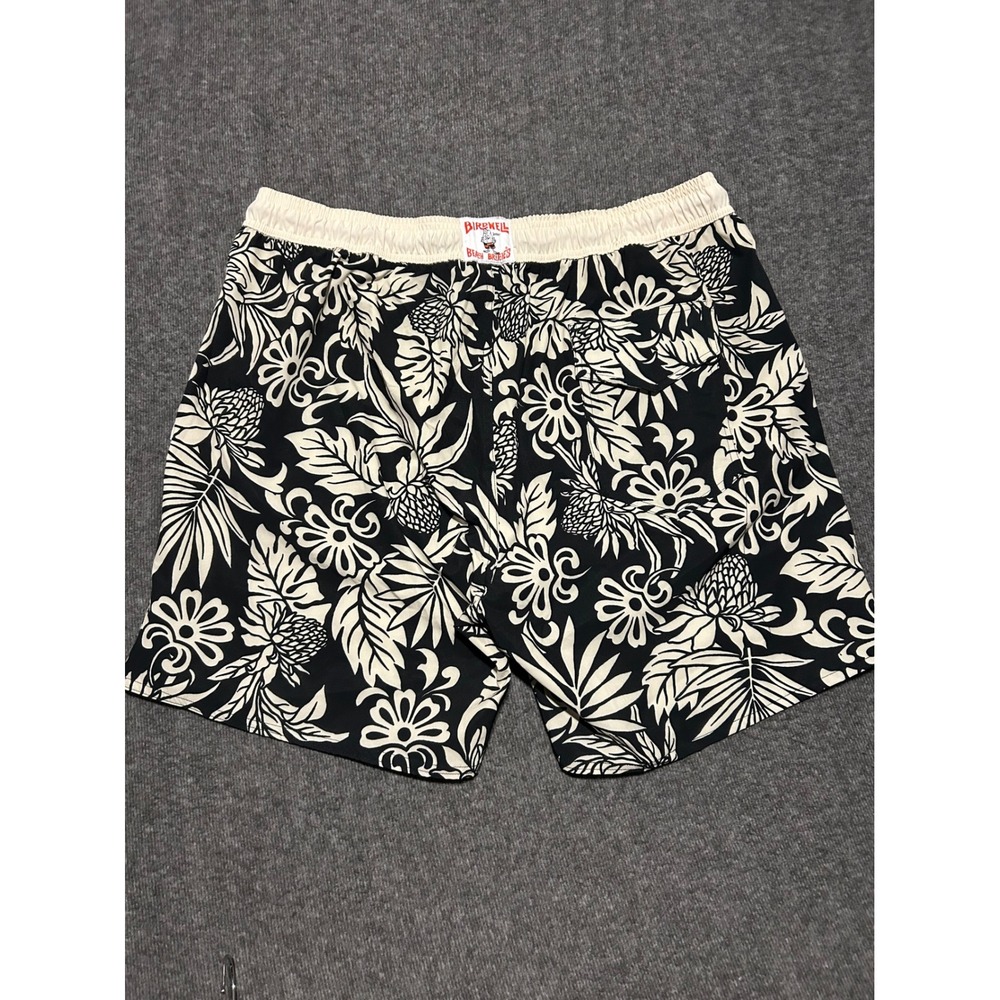 Birdwell beach britches swim trunks mens size 2XL floral Hawaiian exceellent